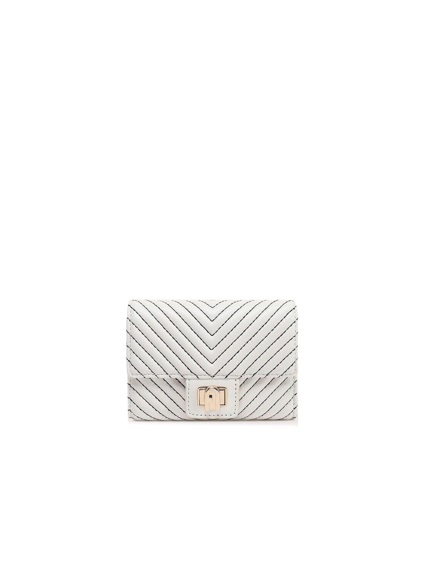 Furla White Geo Wallet