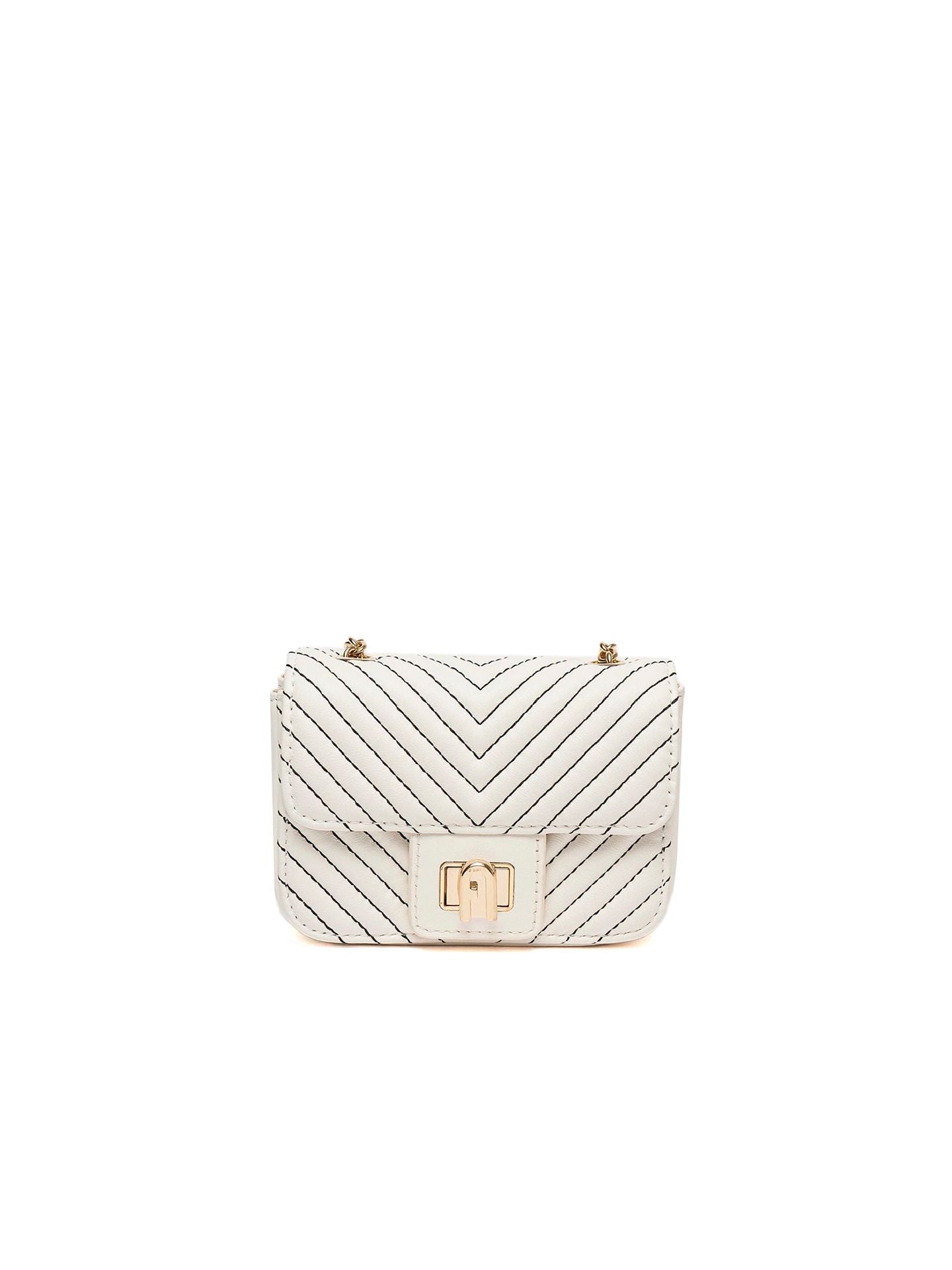 Furla Crossbody White & Stripes Bag